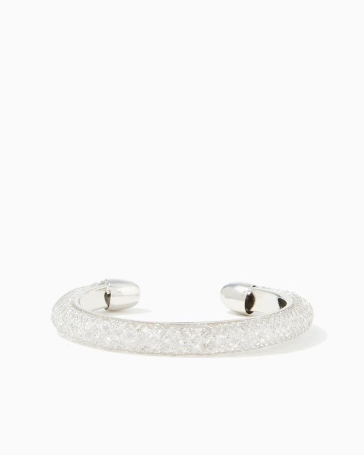Charming Charlie Snake Mesh Crystal Cuff