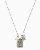 Charming Charlie Bless Your Heart Pendant Necklace