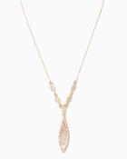 Charming Charlie Pav Marquise Pendant Necklace