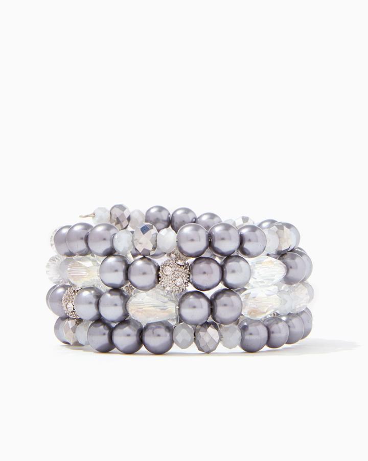 Charming Charlie Allure Bead Coil Bracelet