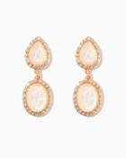 Charming Charlie Iridescent Halo Drop Earrings