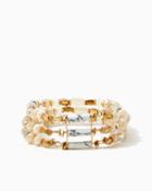 Charming Charlie Row After Row Beaded Stretch Bracelet