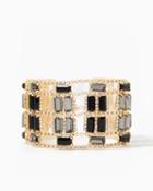 Charming Charlie Stone Towers Stretch Bracelet