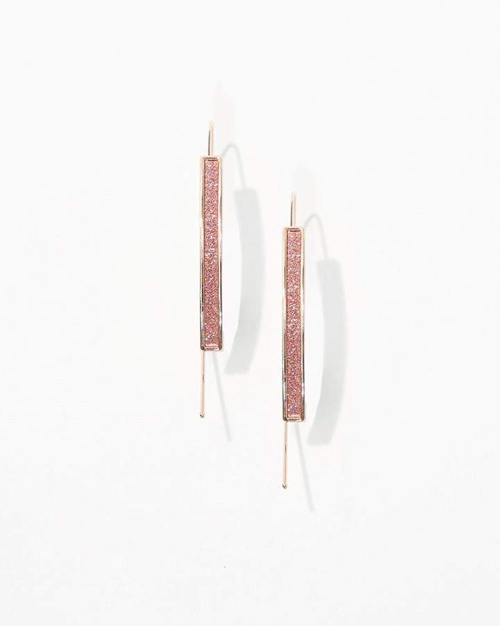 Charming Charlie Stardust Fish Hook Earrings