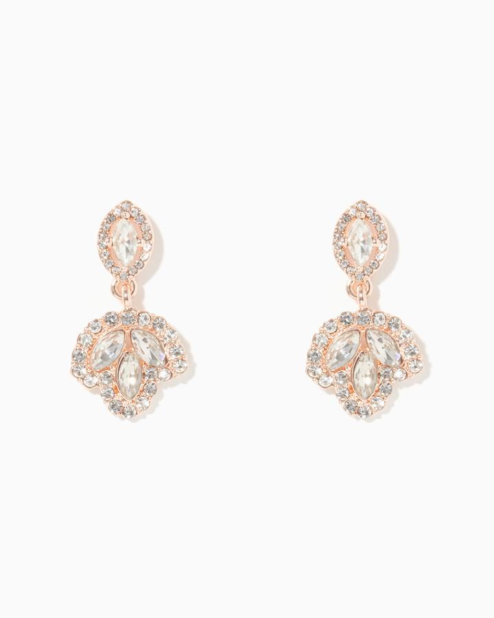 Charming Charlie Fleur Di Licious Drop Earrings