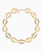 Charming Charlie Textured Oval Links Necklace