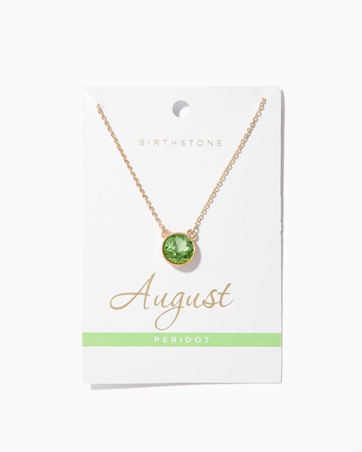 Charming Charlie August Birthstone Necklace