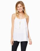Charming Charlie Kassi Laser Cut Cami