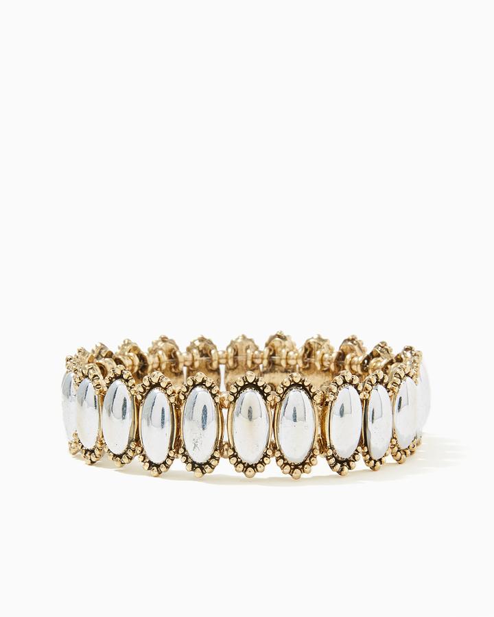 Charming Charlie Moonlit Oval Stretch Bracelet
