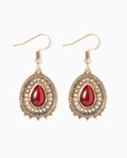 Charming Charlie Cerina Burnished Pear Earrings