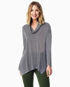 Charming Charlie Comfy Cowl Neck Tunic