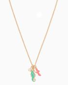 Charming Charlie Delicate Seahorse Pendant Necklace