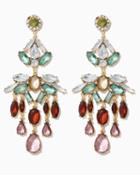 Charming Charlie Art Jewel Chandelier Earrings