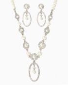 Charming Charlie Luminous Soiree Necklace Set