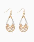 Charming Charlie Mixed Metal Wire Earrings