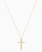 Charming Charlie Hope Cross Pendant Necklace