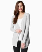 Charming Charlie Ribbed Knit Pocket Cardigan