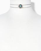Charming Charlie Turquoise Temptation Choker Necklace