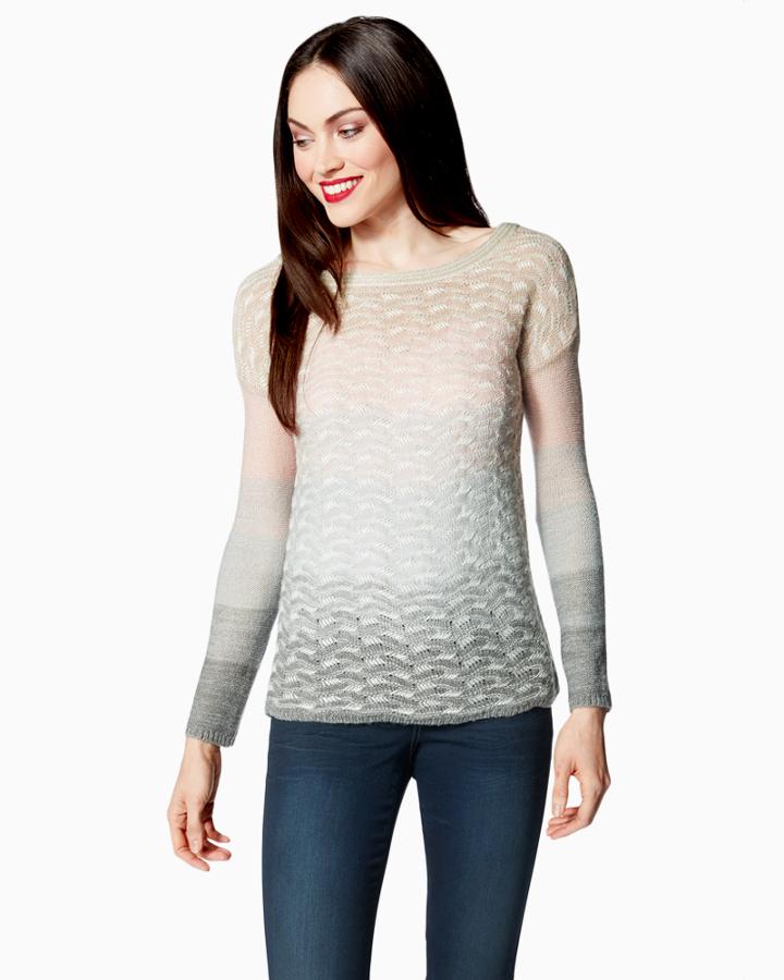 Charming Charlie Snowy Ombre Sweater