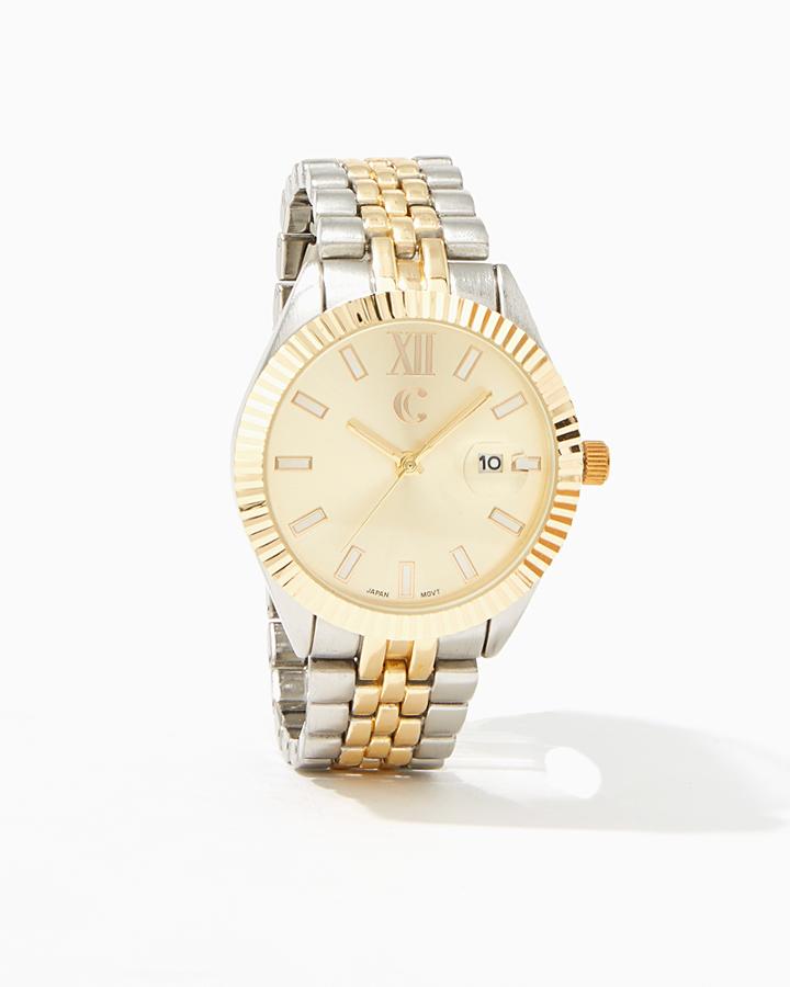 Charming Charlie Classic Jubilee Stripe Watch