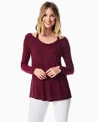Charming Charlie Cold Shoulder Sweater Tunic