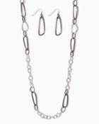 Charming Charlie Alegra Chain Link Necklace Set