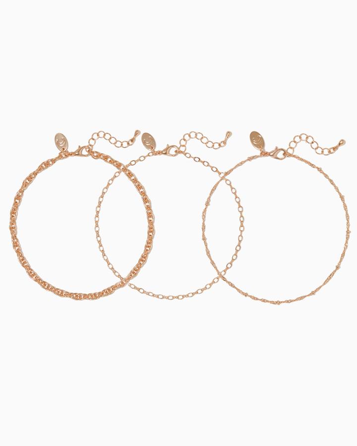 Charming Charlie Malia Anklet Set