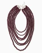 Charming Charlie Graduated Bead Layered Necklace