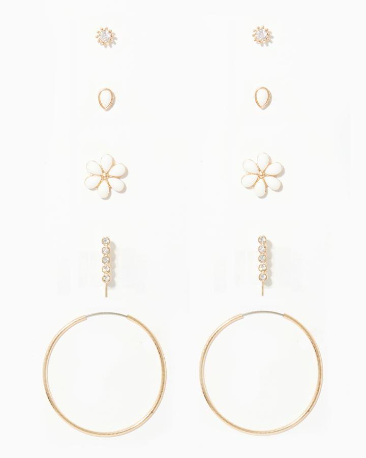 Charming Charlie Winning Variety Stud Earring Set