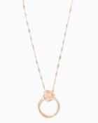 Charming Charlie Wired Circle Necklace