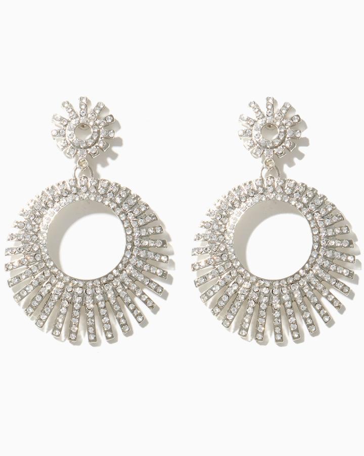 Charming Charlie Pav Burst Earrings