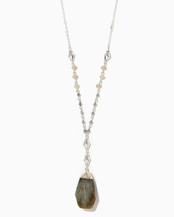 Charming Charlie Orli Agate Pendant Necklace