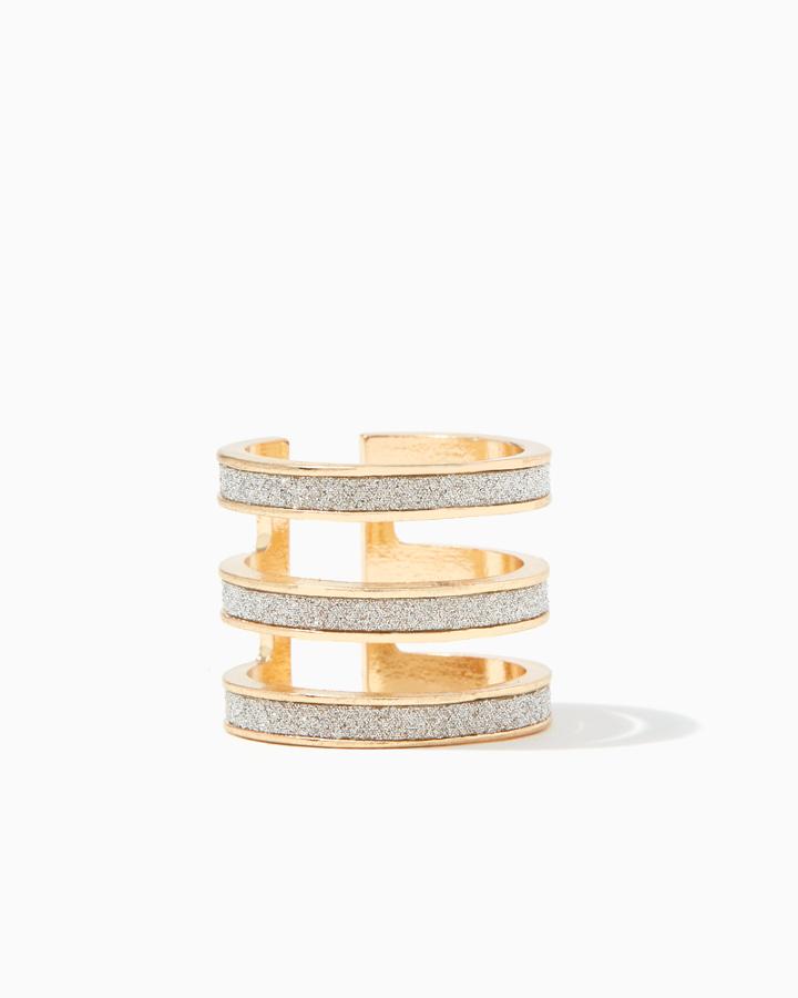 Charming Charlie Stardust Nights Three-ring Faux Stack
