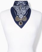 Charming Charlie Rodeo Chic Bandanna Necklace