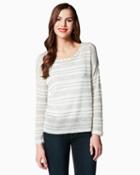 Charming Charlie Striped Twist Knit Top