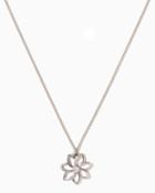 Charming Charlie Elegant Flower Pendant Necklace
