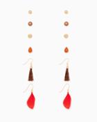 Charming Charlie Feather Studs Earring Set