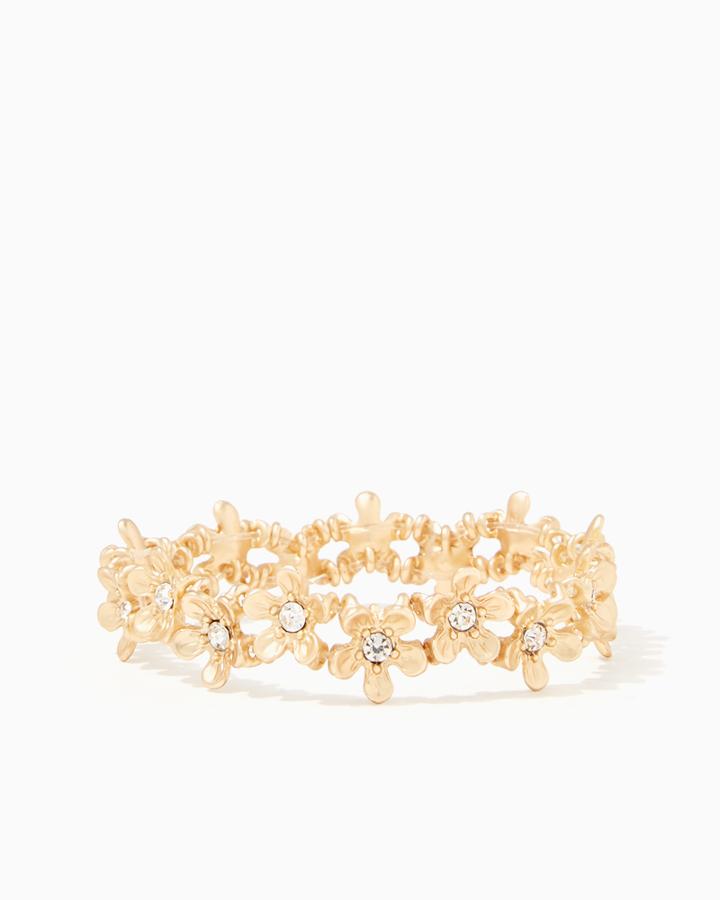 Charming Charlie Daisy Stretch Bracelet