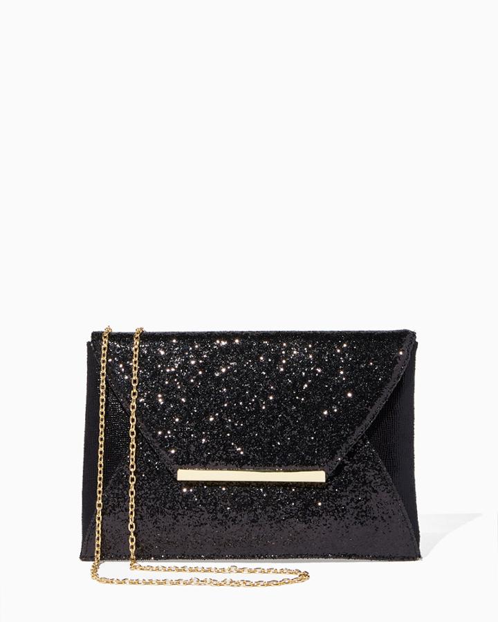 Charming Charlie Glitterati Envelope Clutch