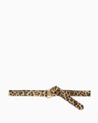 Charming Charlie Leopard Knotted O-ring Belt