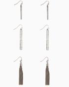 Charming Charlie Tassel Drop Earring Set