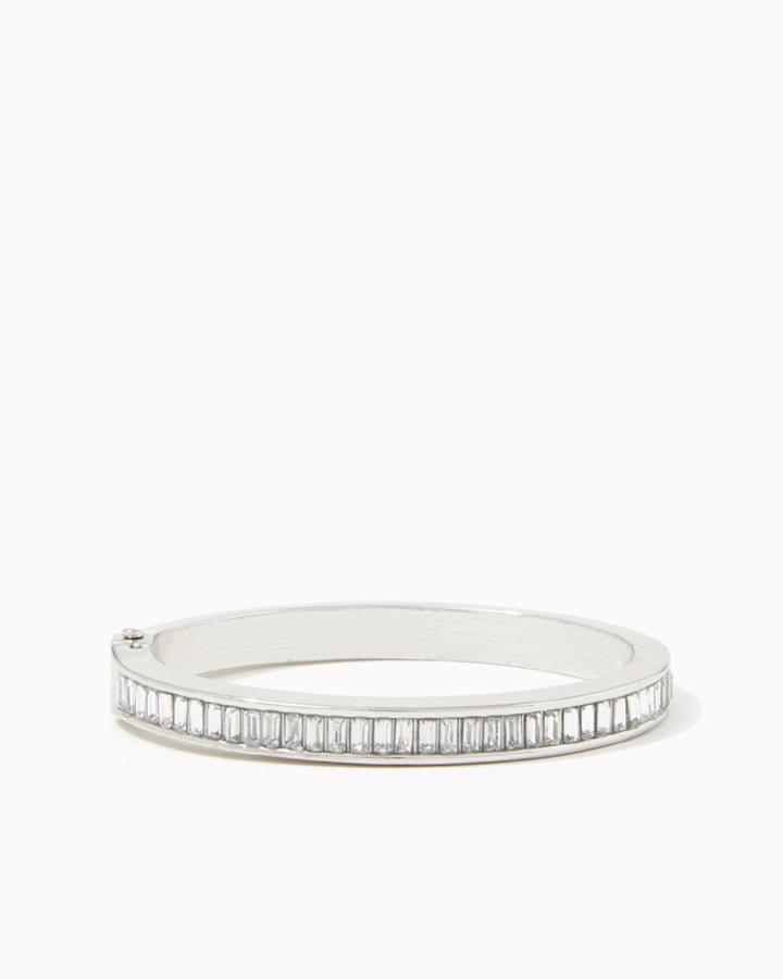 Charming Charlie Stardust & Rectangles Hinge Bracelet