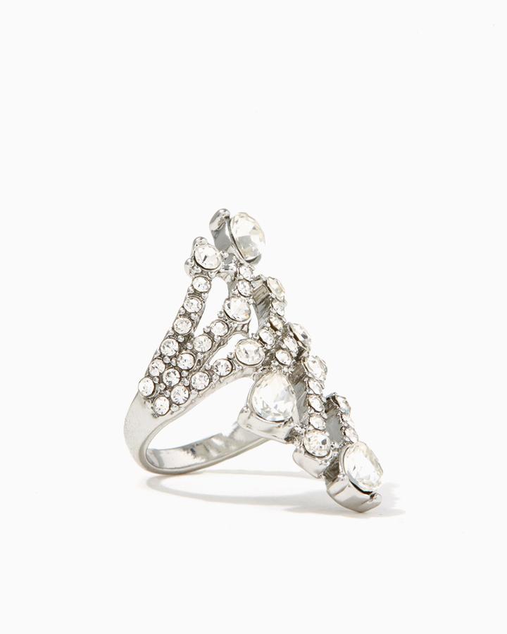 Charming Charlie Lola Rhinestone Ring