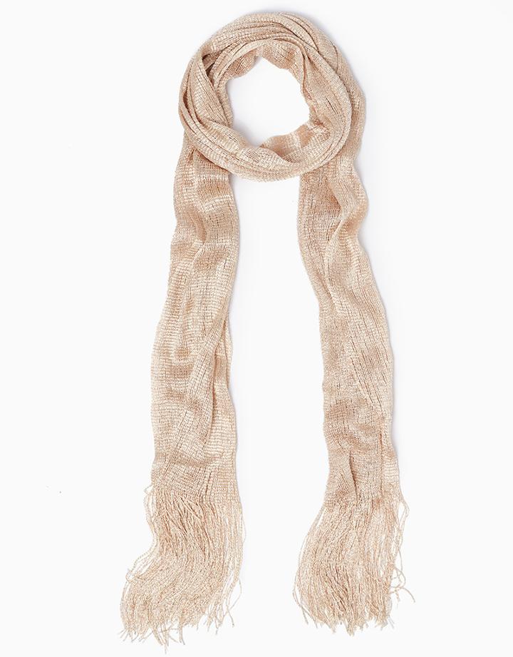 Charming Charlie Shimmer Fringe Scarf