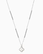 Charming Charlie Open Clover Pendant Necklace