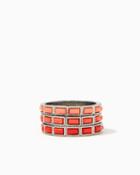 Charming Charlie Ombre Stones Ring Set