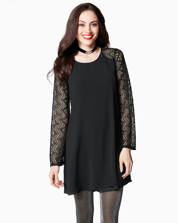 Charming Charlie Crochet Belle Shift Dress