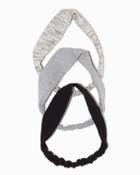 Charming Charlie Solid And Heathered Hair Wrap Set