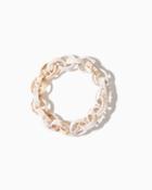 Charming Charlie Etched Foil Link Bracelet