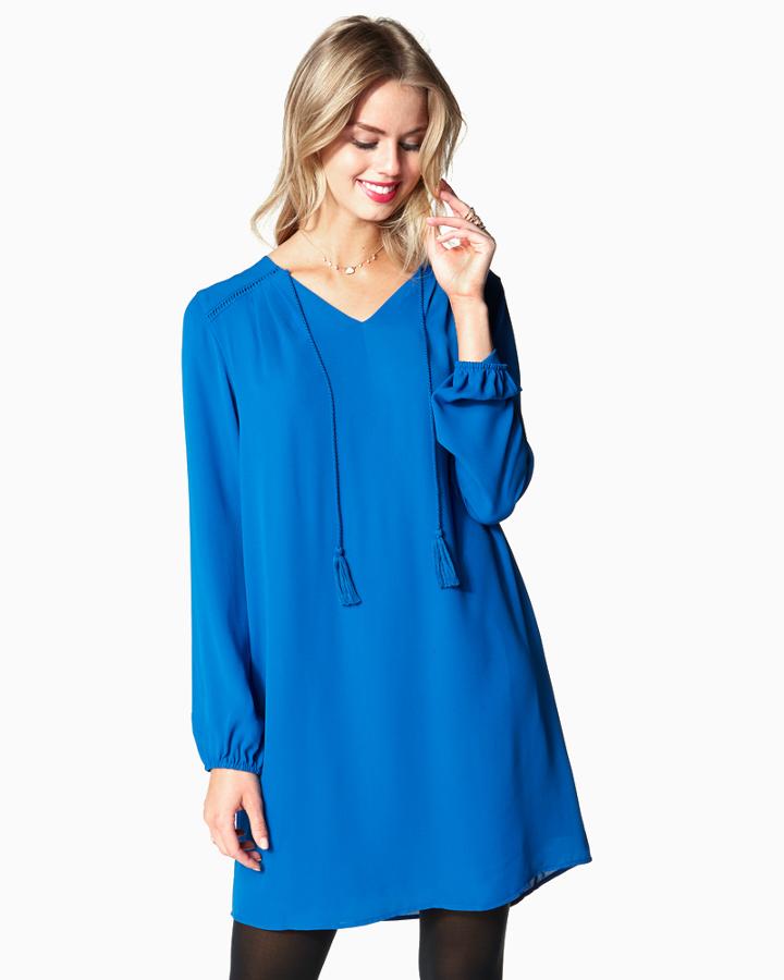 Charming Charlie Tassel Tie Shift Dress